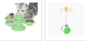 Cat Rotating Windmill Multi-Function Toys Itch Scratching Device Teeth Shining Toy EX-STOCK Canada