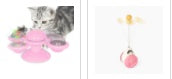 Cat Rotating Windmill Multi-Function Toys Itch Scratching Device Teeth Shining Toy EX-STOCK Canada