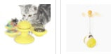 Cat Rotating Windmill Multi-Function Toys Itch Scratching Device Teeth Shining Toy EX-STOCK Canada