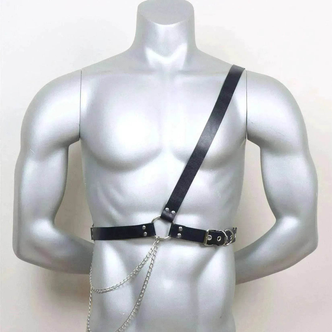 Chain Belt Single Shoulder Backpack Belt Girdle Strap - EX-STOCK Canada