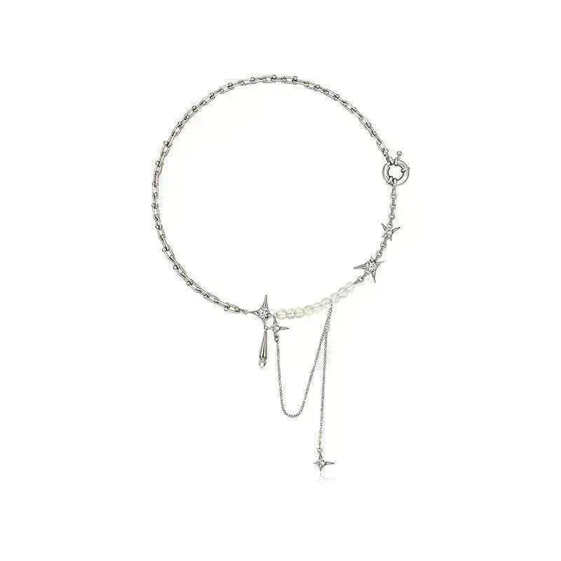 Collier pendentif étoile en diamant chic - EX-STOCK CANADA