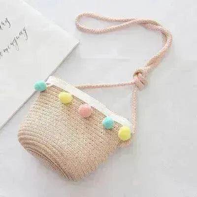 Children Bags Hats Female Decoration Small Colored Balls Sunscreen Lace Beach Hats Breathable Sandals - EX-STOCK Canada