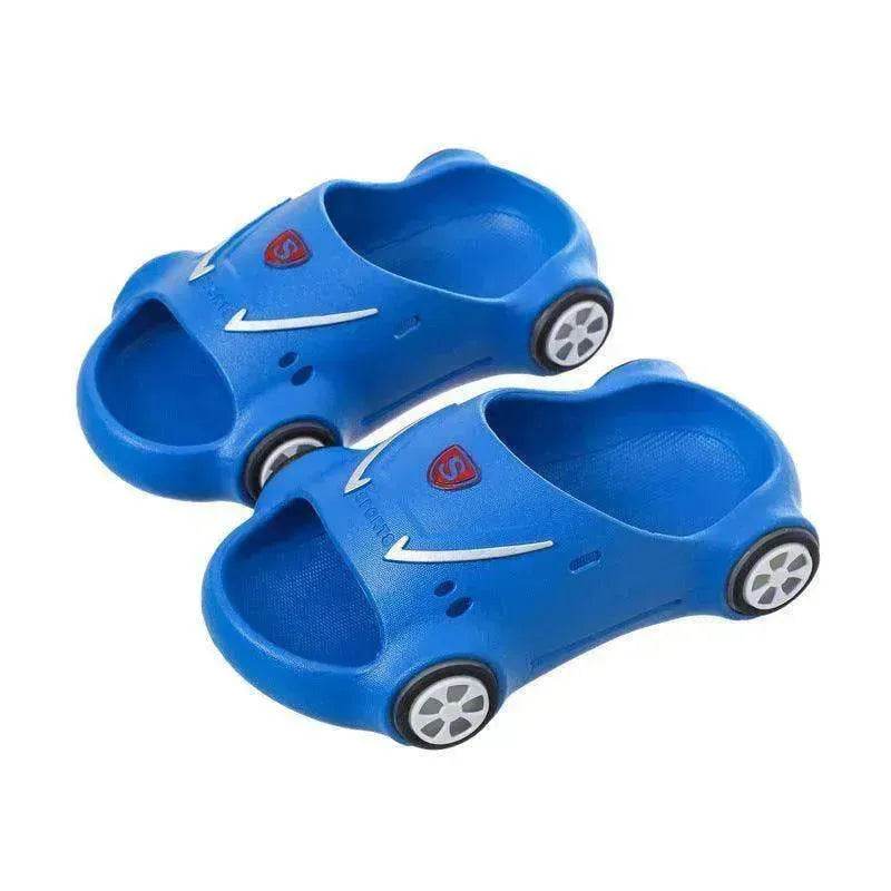 Children's Cartoon Car Glowing Sandals: Anti-Slip Luminous Beach Shoes - EX-STOCK Canada