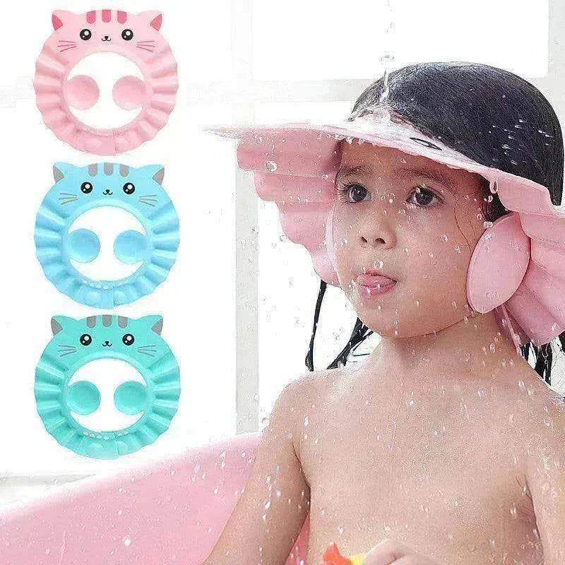 Children's Waterproof Ear Protection Bath Cap - EX-STOCK Canada