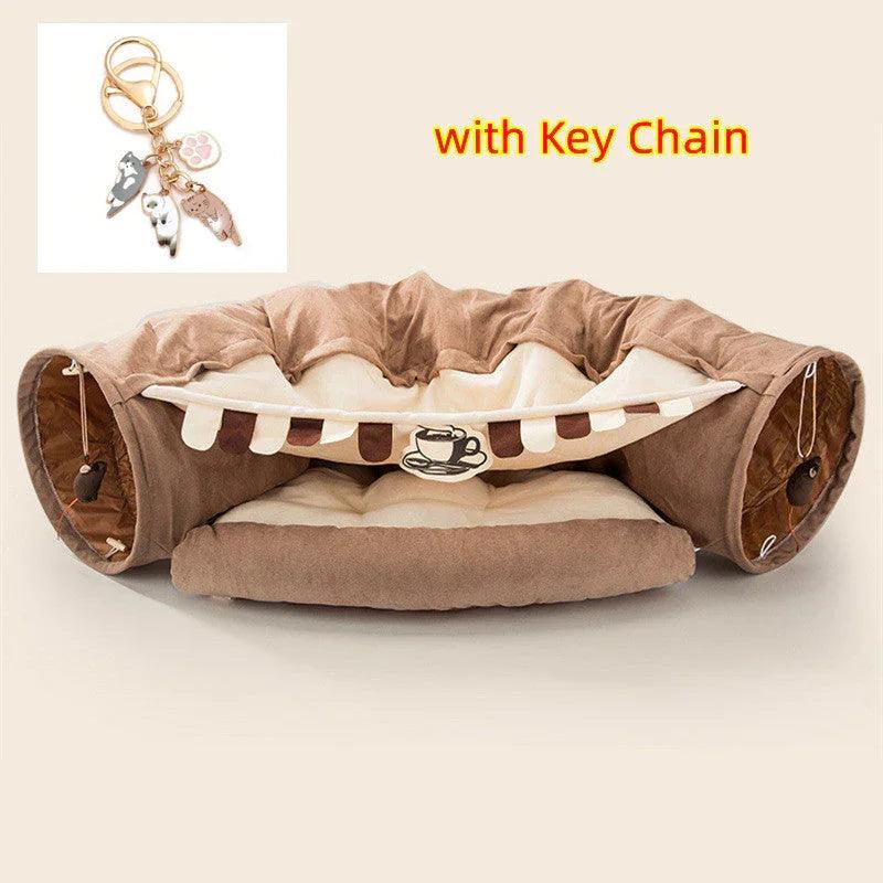 Tunnel pour chat pliable durable et lavableEX-STOCK Canada