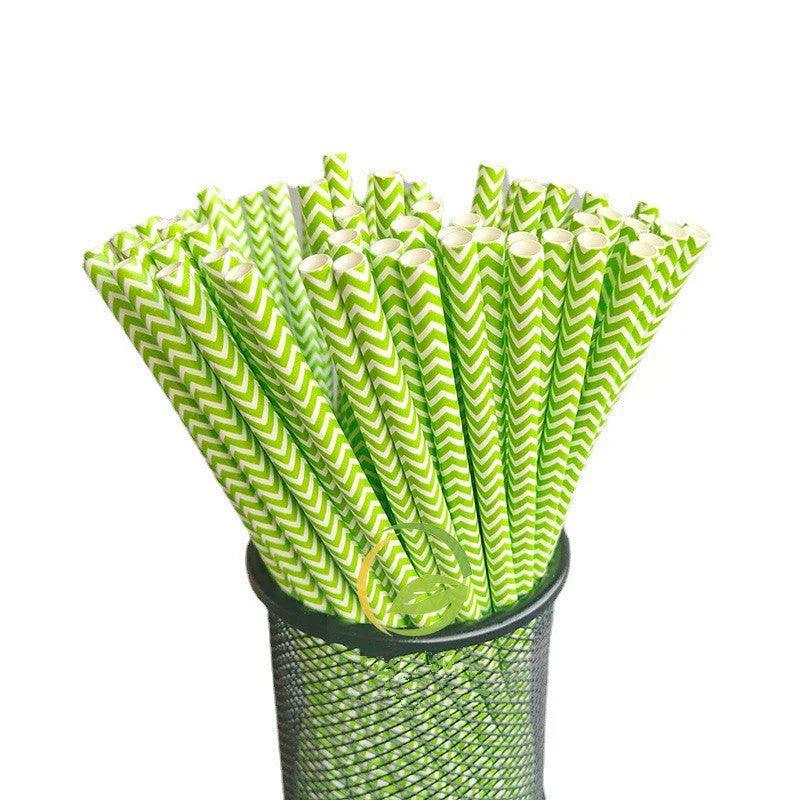 Bunte Papierstrohhalme Bronzing-StrohhalmeEX-STOCK Canada