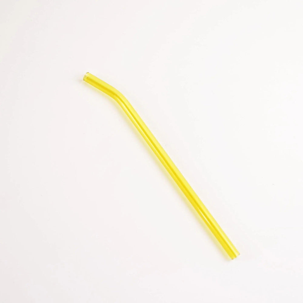 Pailles en verre courbé coloré en borosilicate, respectueuses de l'environnement et résistantes à la chaleurEX-STOCK Canada