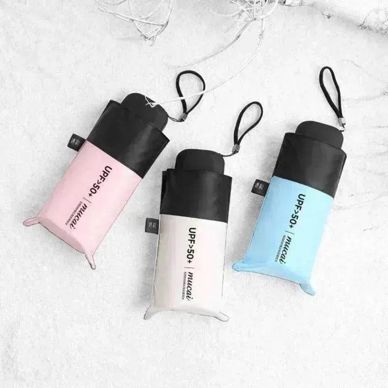 Compact UV-Proof Mini Umbrella: Windproof & Durable - EX-STOCK Canada