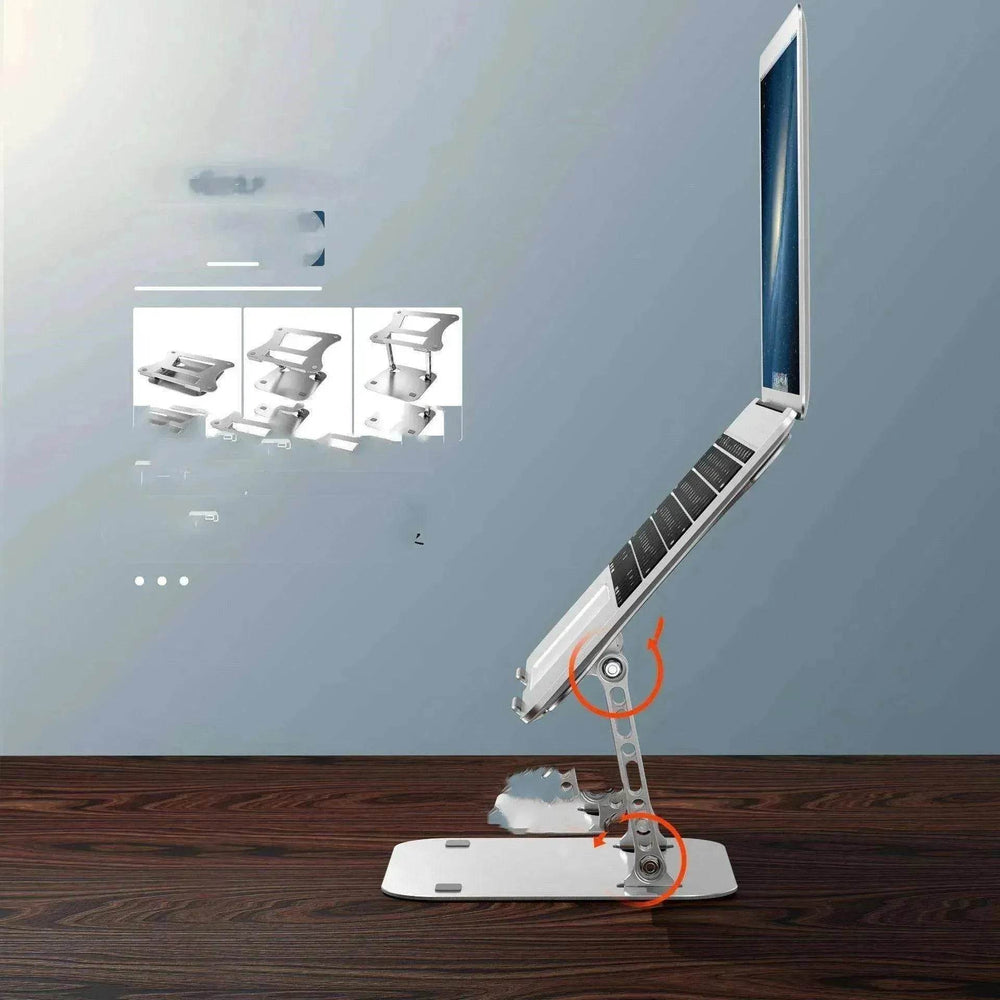 Computer Stand Laptop Aluminum Alloy Desktop Folding Portable Storage Base Can Lift Radiator - EX-STOCK Canada