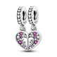Copper Plating 925 Silver Love Beads Pendant - EX-STOCK Canada