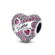Copper Plating 925 Silver Love Beads Pendant - EX-STOCK Canada