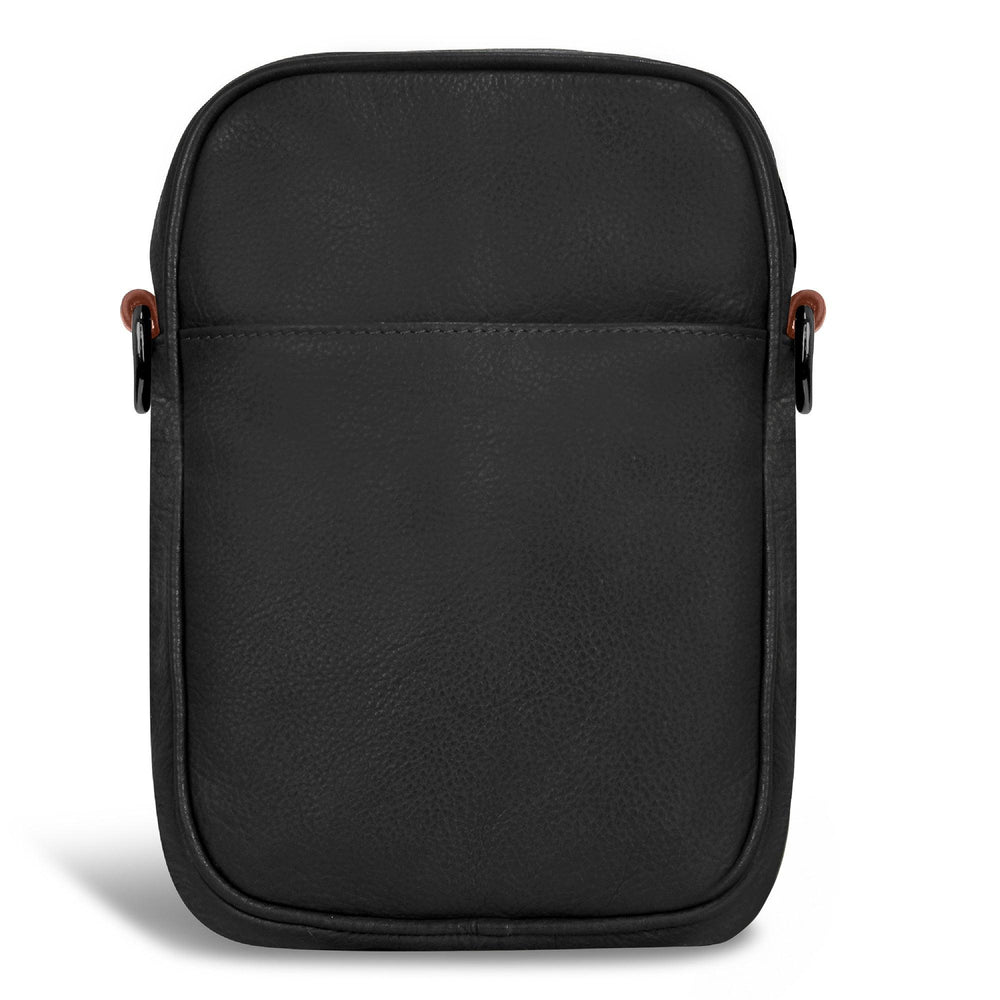 Onyx / Leder Vertikale UmhängetascheEX-STOCK Canada