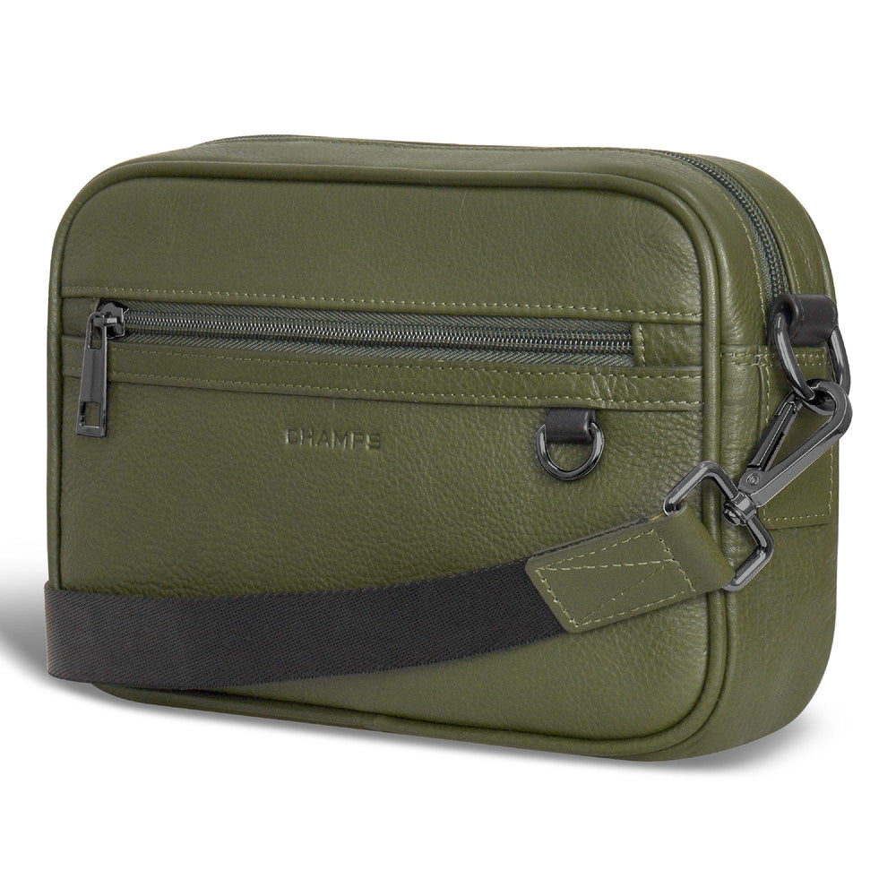 Onyx / Leder KameratascheEX-STOCK Canada