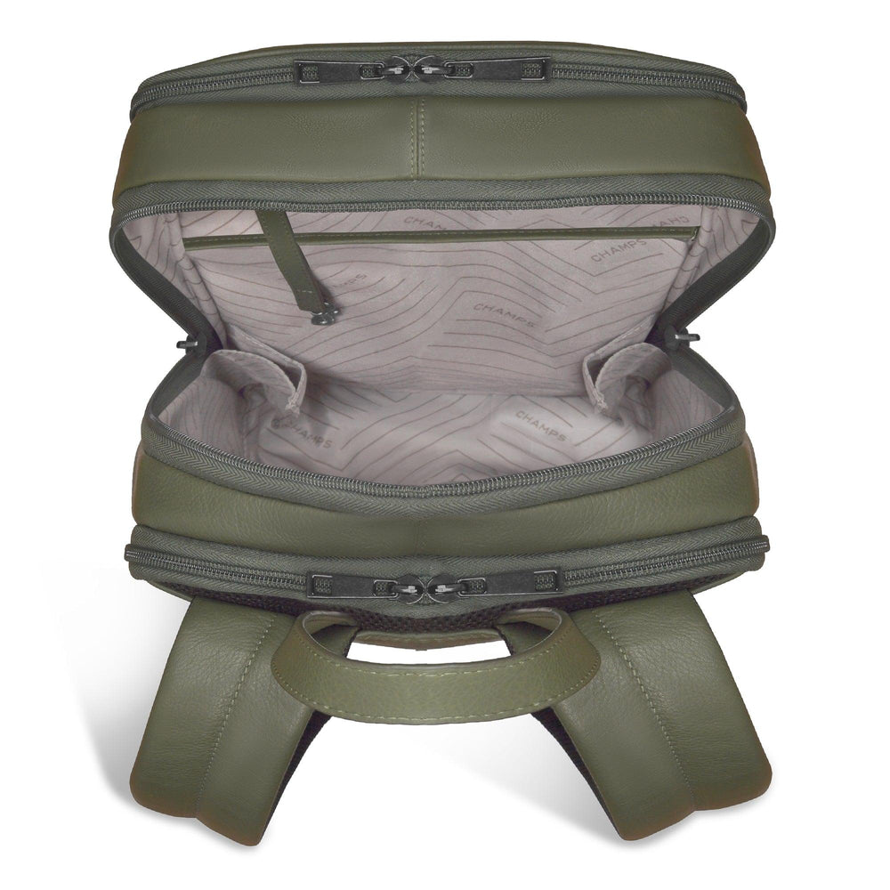 Onyx / Leder Klassischer RucksackEX-STOCK Canada
