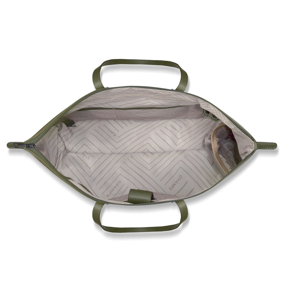 Onyx / Leather Business Tote EX-STOCK Canada