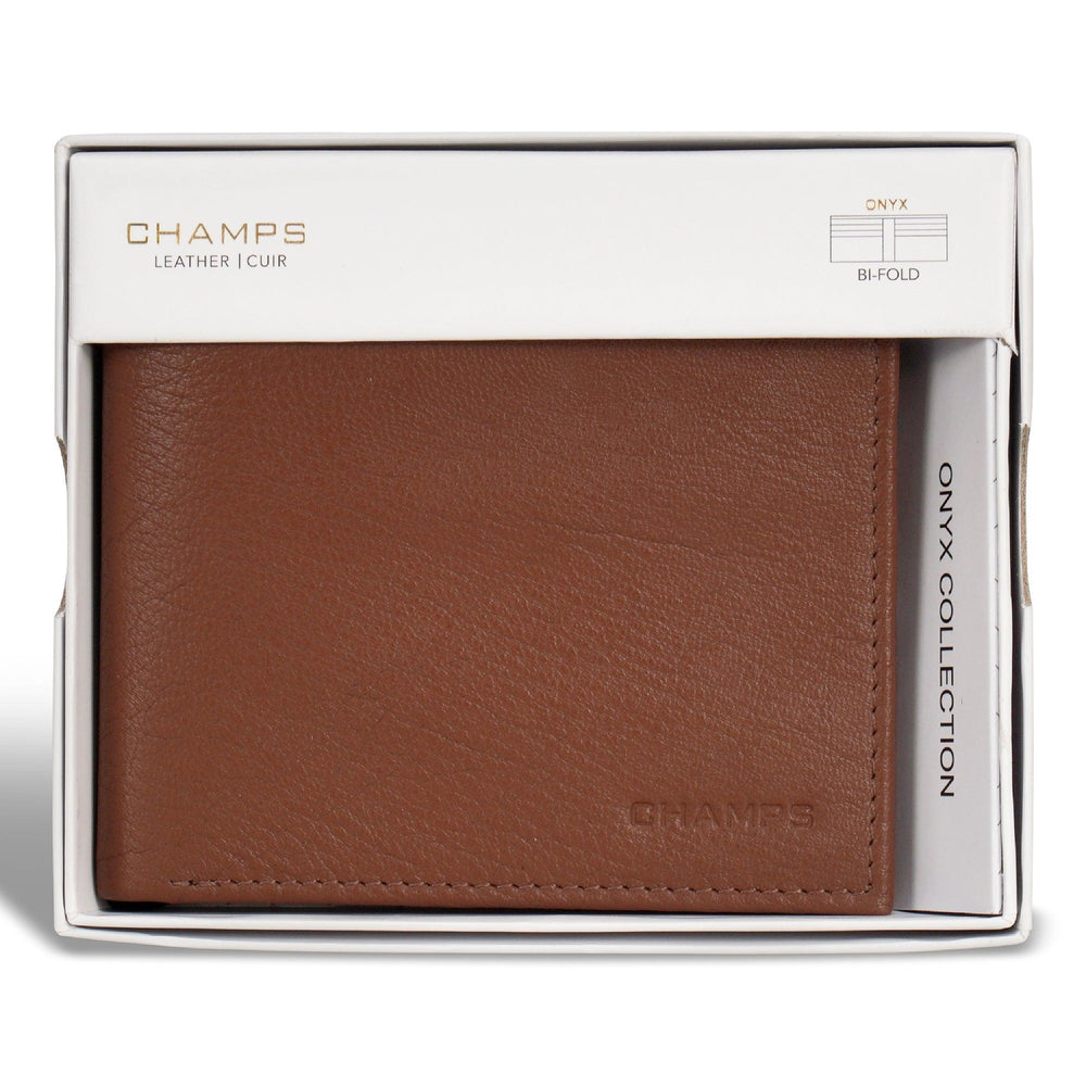 Onyx / Leather Bi-Fold Wallet EX-STOCK Canada