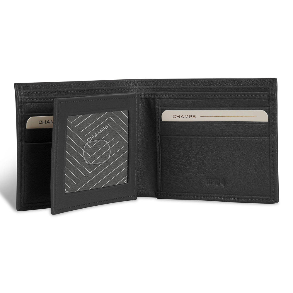 Onyx / Leather Center Wing Wallet EX-STOCK Canada