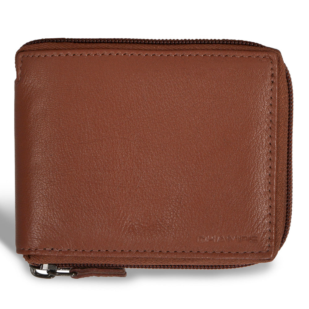 Onyx / Leather Zip Around Wallet EX-STOCK Canada