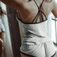 Cotton Strap lace pajamas - EX-STOCK Canada