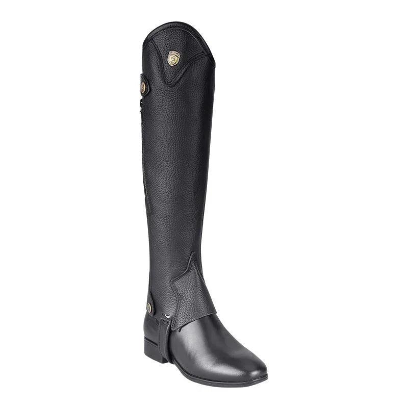 Chaps da Equitazione in Pelle di Mucca Alta Qualità, Pelle Spessa, Doppia Cerniera, Stivali Protettivi per le Gambe da EquitazioneEX-STOCK Canada