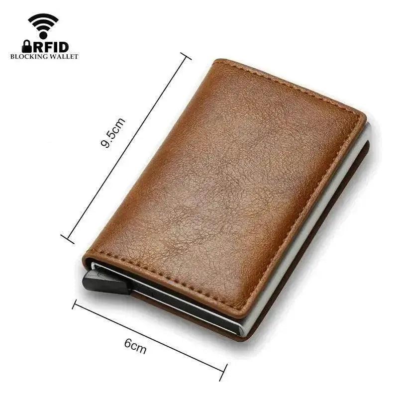 Portafoglio Minimalista Intelligente Porta Carte di Credito Tasche Uomo Donna Sottile Porta Carte Banca Custodia Sicura per Carte di Credito - EX-STOCK Canada