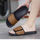 Cross-border Slippers Summer Outdoor Wear Niche High-grade Velcro Non-slip Beach Flip-flops Men  EX-STOCK CANADA