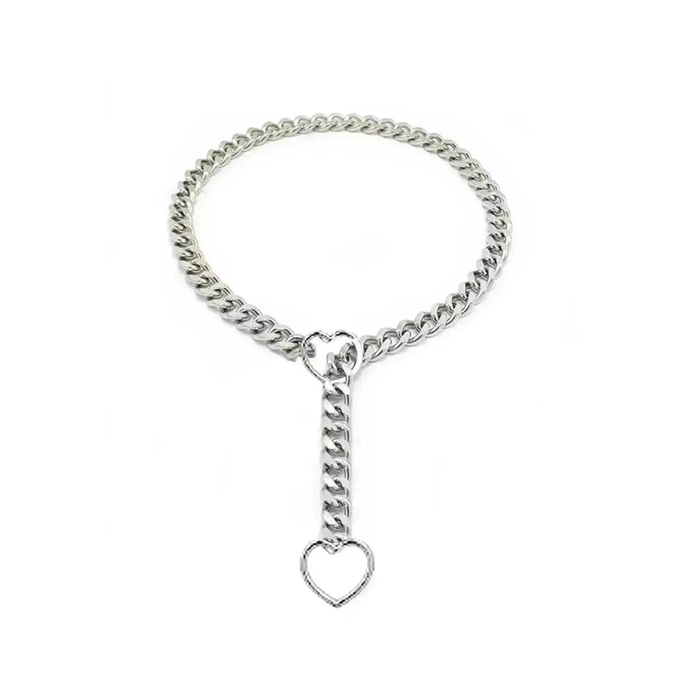 Collar Cubano Ajustable en Forma de Corazón - EX-STOCK Canada
