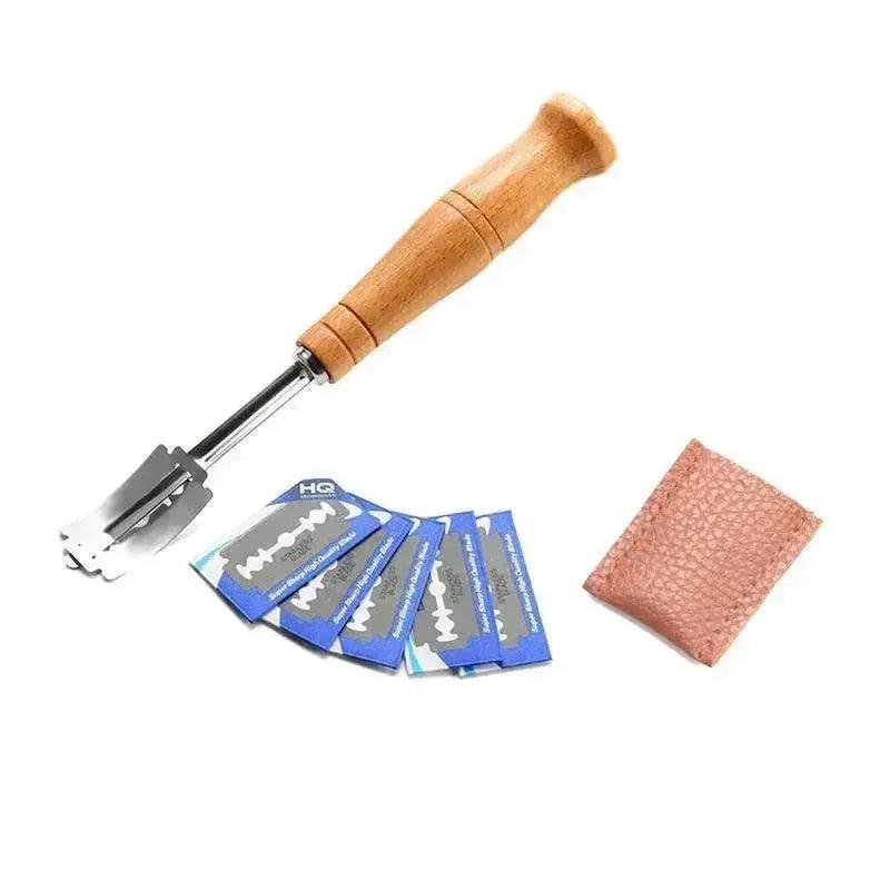 Cortador de Pan de Acero Inoxidable Curvado Caja Kraft - EX-STOCK Canada