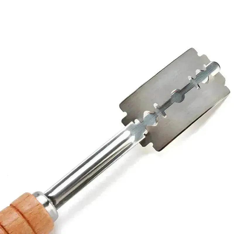 Cortador de Pan de Acero Inoxidable Curvado Caja Kraft - EX-STOCK Canada