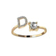 Customizable 26-Letter Ring: Fashionable & Elegant Jewelry - EX-STOCK Canada