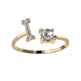 Customizable 26-Letter Ring: Fashionable & Elegant Jewelry - EX-STOCK Canada