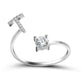 Customizable 26-Letter Ring: Fashionable & Elegant Jewelry - EX-STOCK Canada