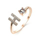 Customizable 26-Letter Ring: Fashionable & Elegant Jewelry - EX-STOCK Canada