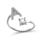 Customizable 26-Letter Ring: Fashionable & Elegant Jewelry - EX-STOCK Canada