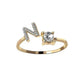 Customizable 26-Letter Ring: Fashionable & Elegant Jewelry - EX-STOCK Canada