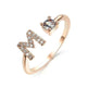 Customizable 26-Letter Ring: Fashionable & Elegant Jewelry - EX-STOCK Canada