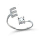 Customizable 26-Letter Ring: Fashionable & Elegant Jewelry - EX-STOCK Canada