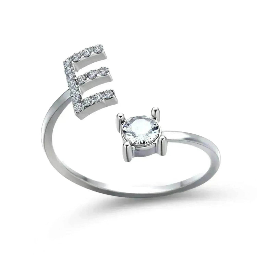 Customizable 26-Letter Ring: Fashionable & Elegant Jewelry - EX-STOCK Canada