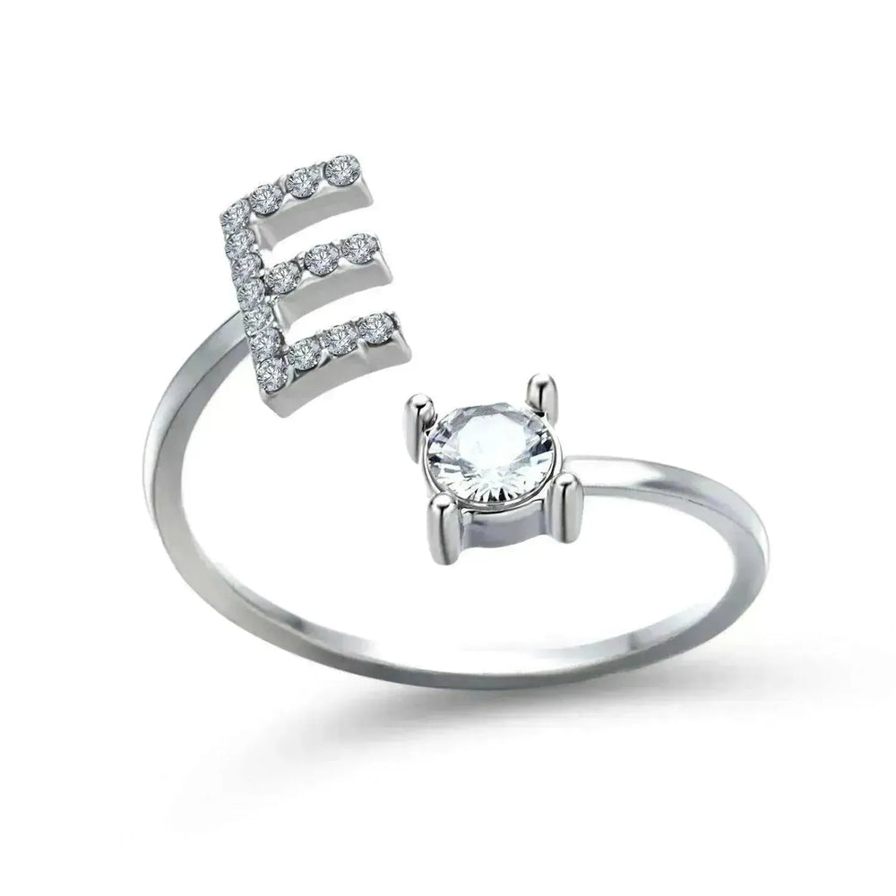 Bague personnalisable à 26 lettres : Bijou à la mode et élégant - EX-STOCK CANADA
