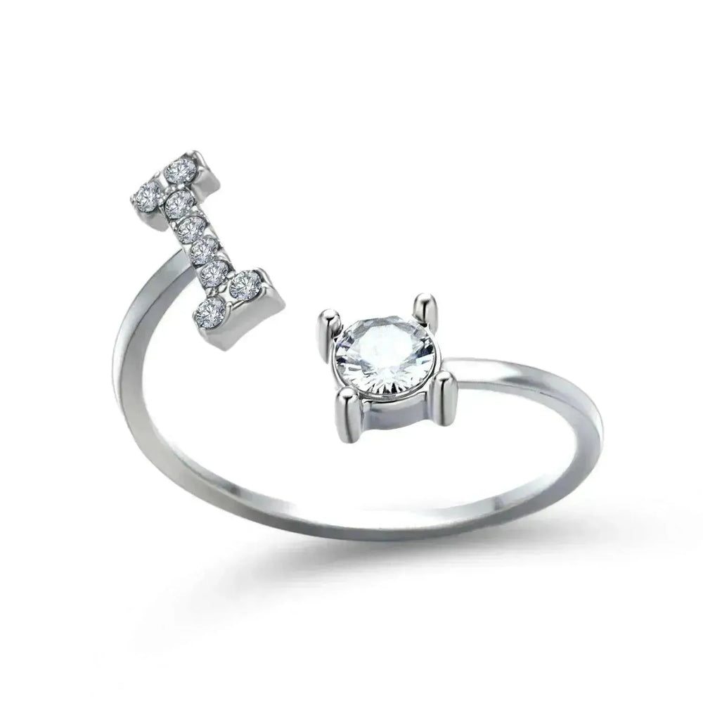 Bague personnalisable à 26 lettres : Bijou à la mode et élégant - EX-STOCK CANADA