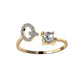 Customizable 26-Letter Ring: Fashionable & Elegant Jewelry - EX-STOCK Canada