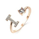 Customizable 26-Letter Ring: Fashionable & Elegant Jewelry - EX-STOCK Canada