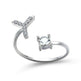 Customizable 26-Letter Ring: Fashionable & Elegant Jewelry - EX-STOCK Canada