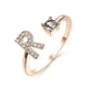 Customizable 26-Letter Ring: Fashionable & Elegant Jewelry - EX-STOCK Canada