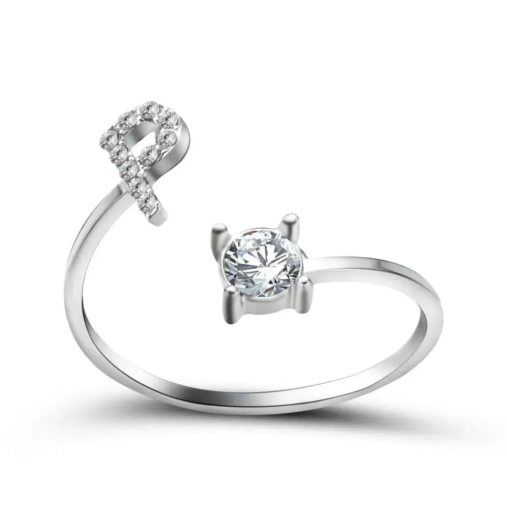 Bague personnalisable à 26 lettres : Bijou à la mode et élégant - EX-STOCK CANADA