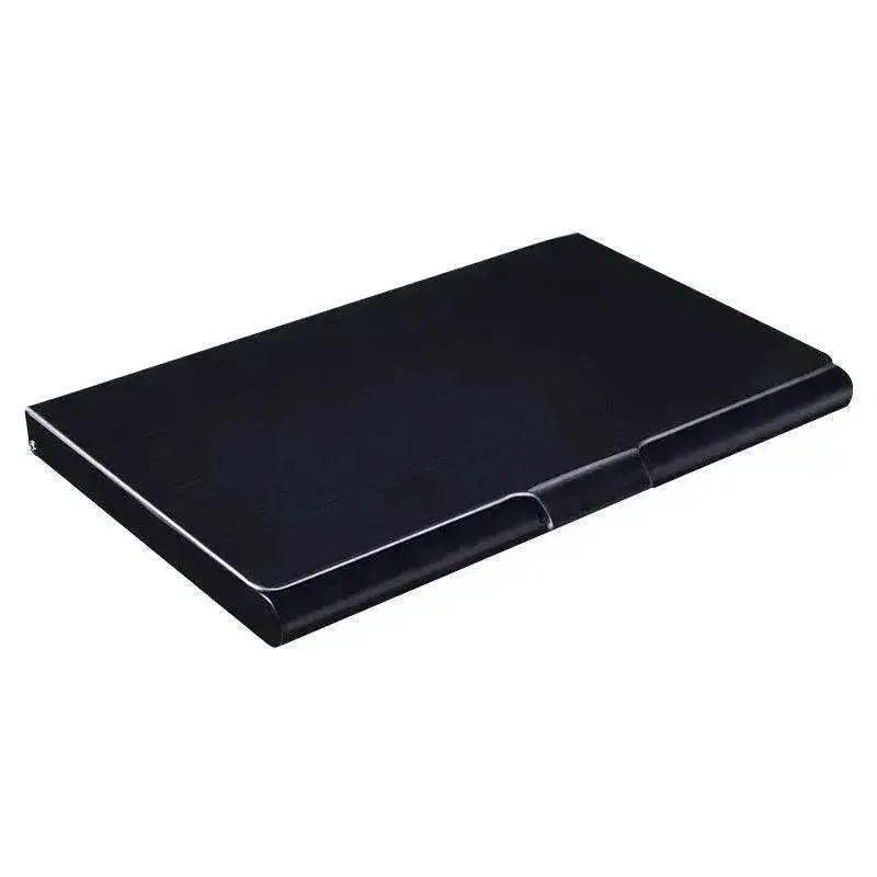 Porte-cartes de visite en métal titanium personnalisé - EX-STOCK Canada