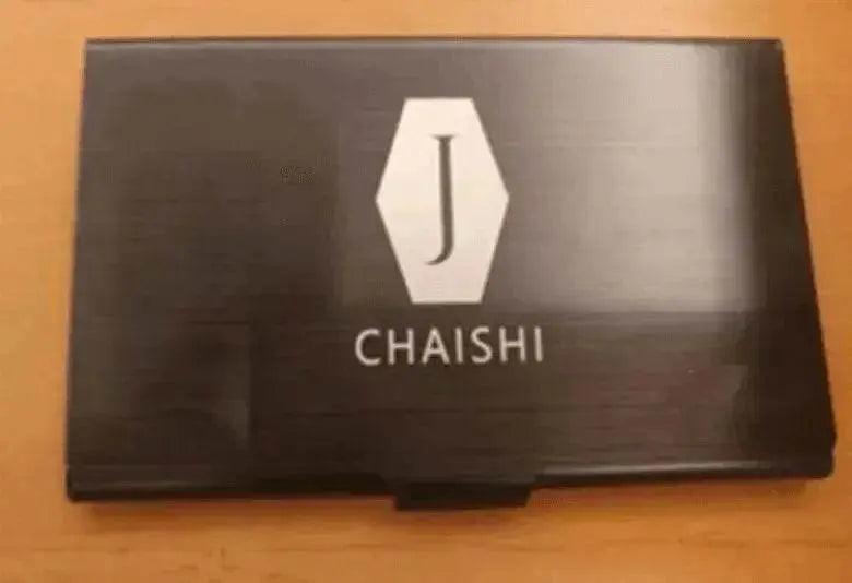 Porte-cartes de visite en métal titanium personnalisé - EX-STOCK Canada