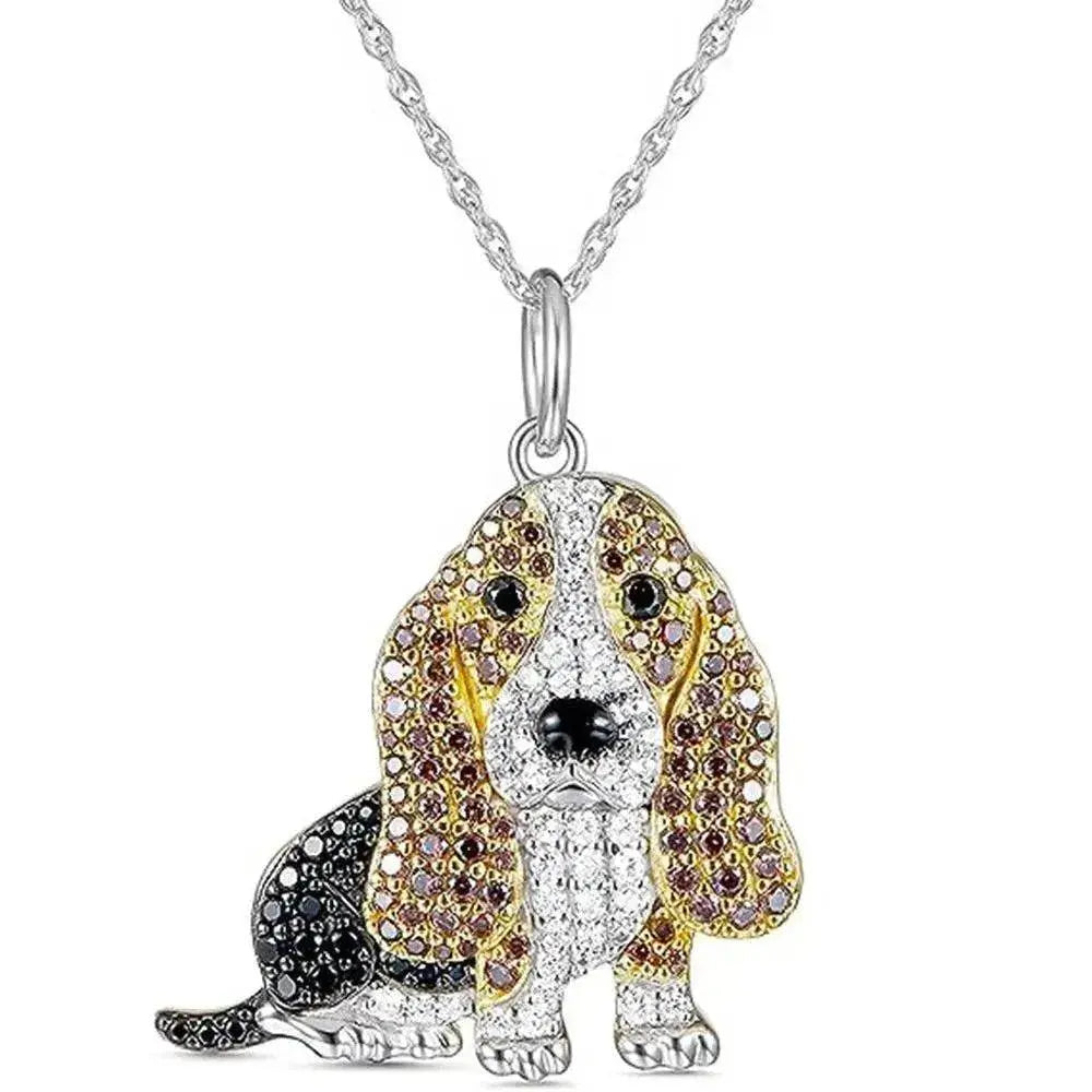 Cute Baggy Hound Pendant Necklace - EX-STOCK Canada