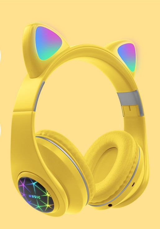 Cute Cat Ear Bluetooth Headset EX-STOCK Canada