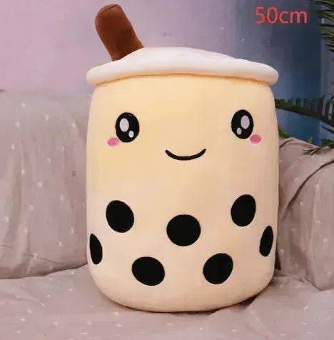Cute Fruit Drink Plush Stuffed Soft Strawberry Milk Tea Plush Boba Tea Cup Toy Bubble Tea Pillow Cushion Kids Gift - EX-STOCK Canada